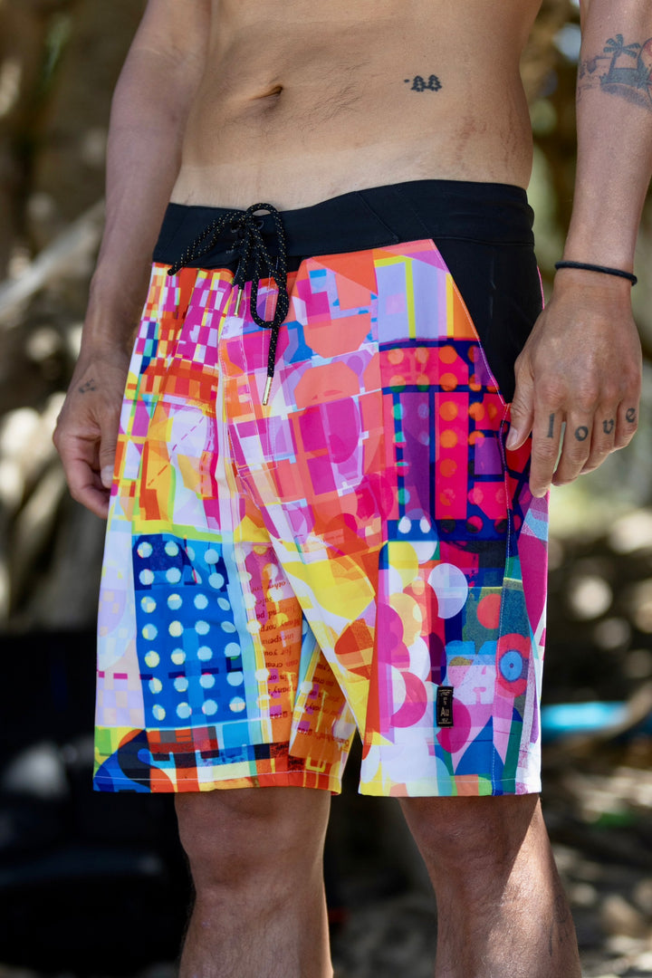 Hydrogen VII Vast Performance Boardshort On Person