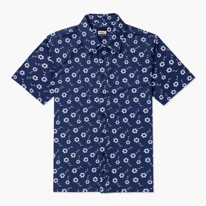Positive Floral Button Up Shirt