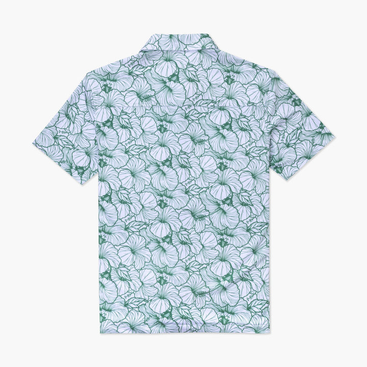 Aqua Terra Hibiscus Tech Button up