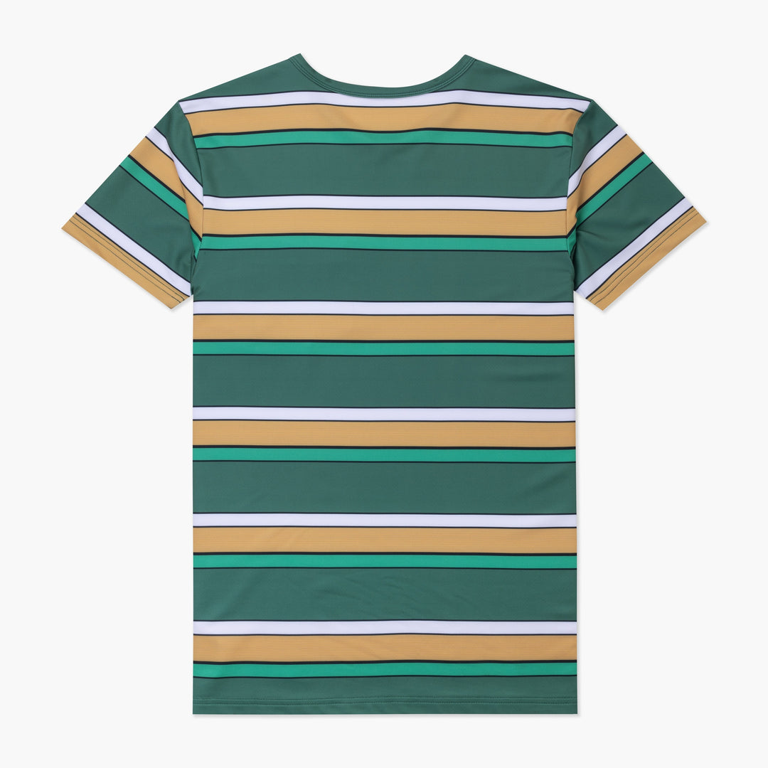 Aqua Terra On Stripes Tech Tee
