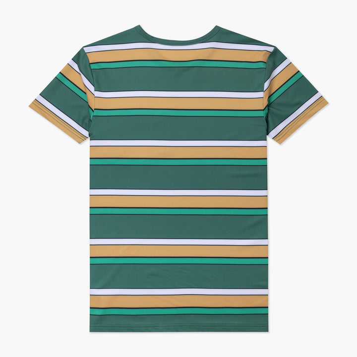 Aqua Terra On Stripes Tech Tee
