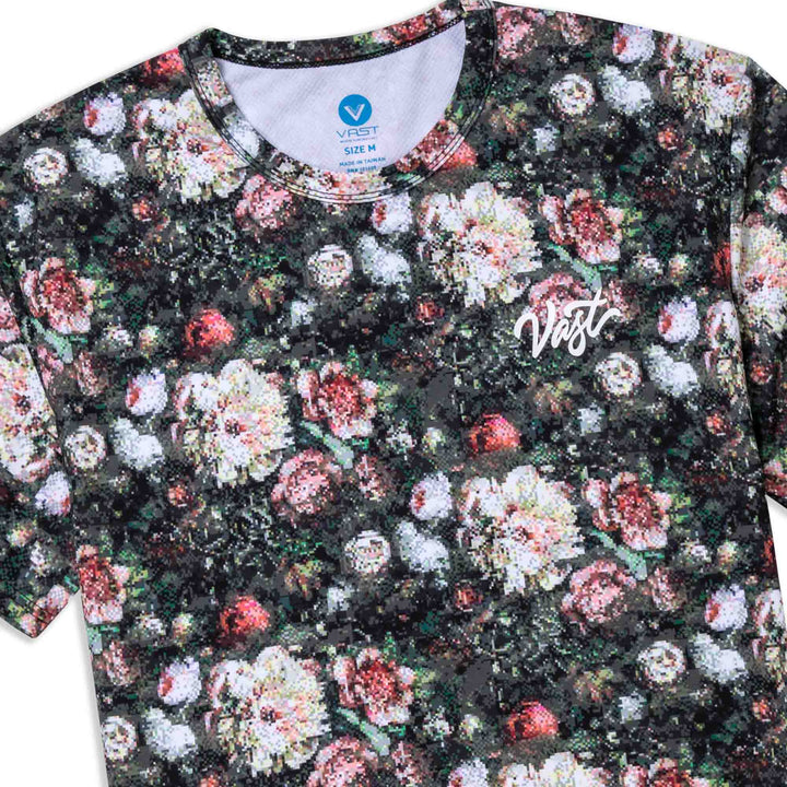 Vast AquaTerra Digi Floral Performance Surf Tee Close