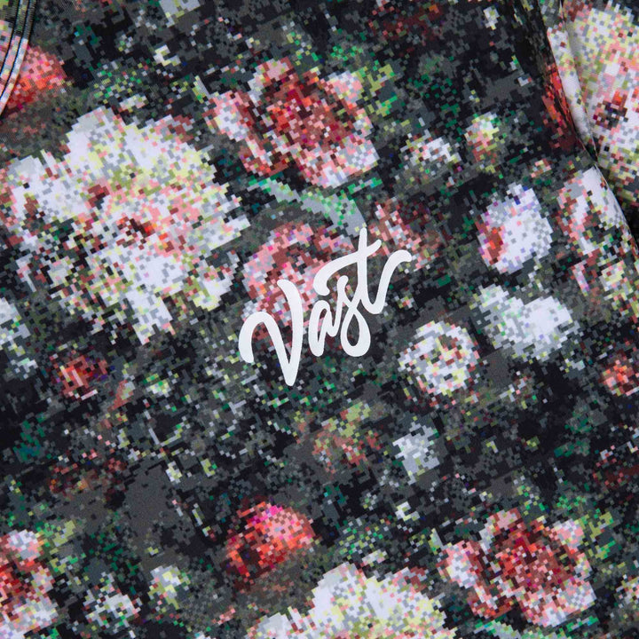 Vast AquaTerra Digi Floral Performance Surf Tee Close Up Logo