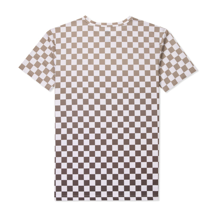 Vast AquaTerra Checkerboard Performance Surf Tee Back