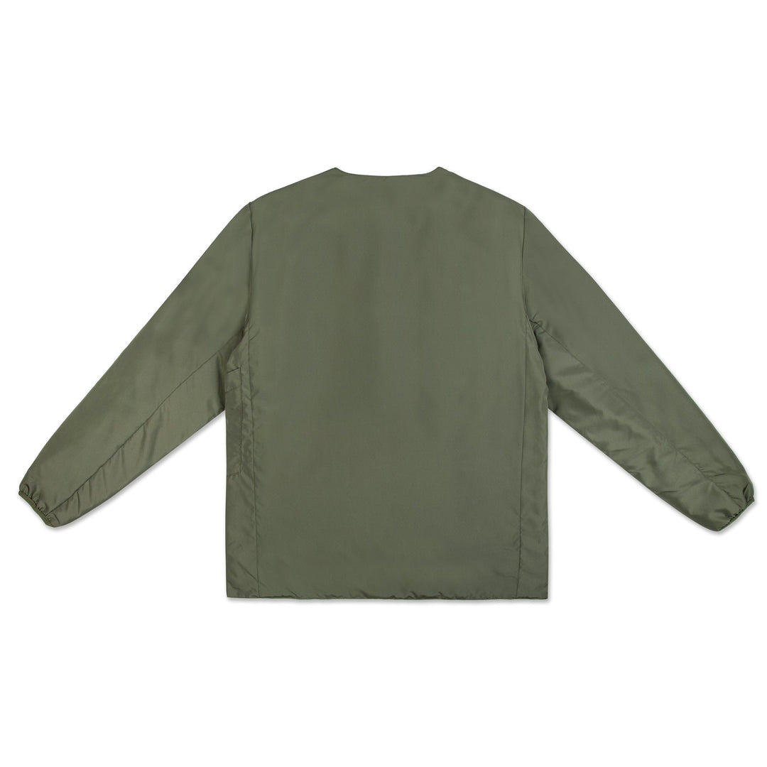 No Collar Puffy Bomber