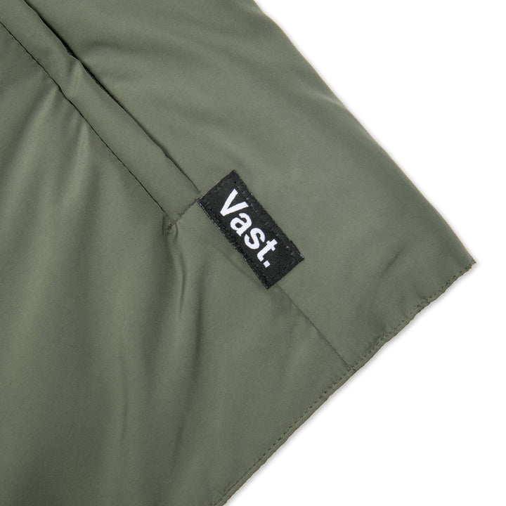 No Collar Puffy Bomber