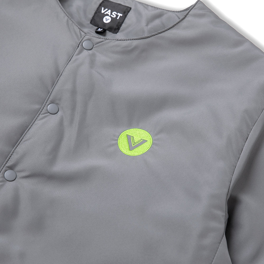 No Collar Puffy Lifestyle Jacket