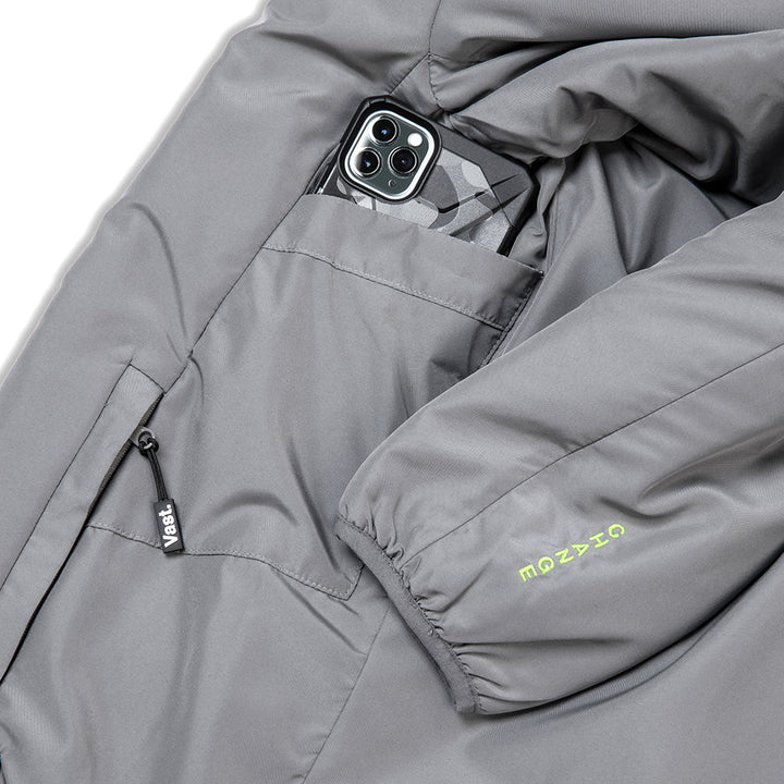 No Collar Puffy Lifestyle Jacket