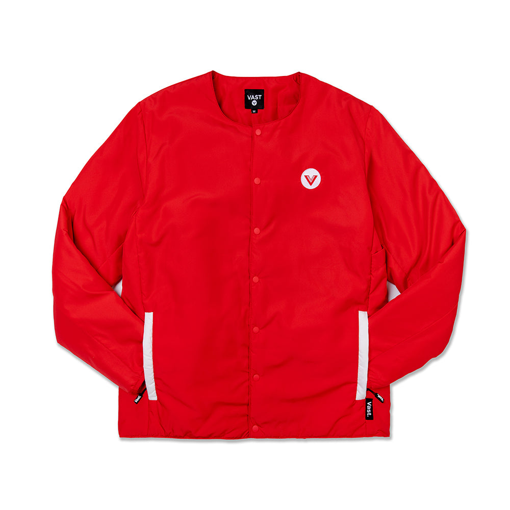 No Collar Puffy Lifestyle Jacket