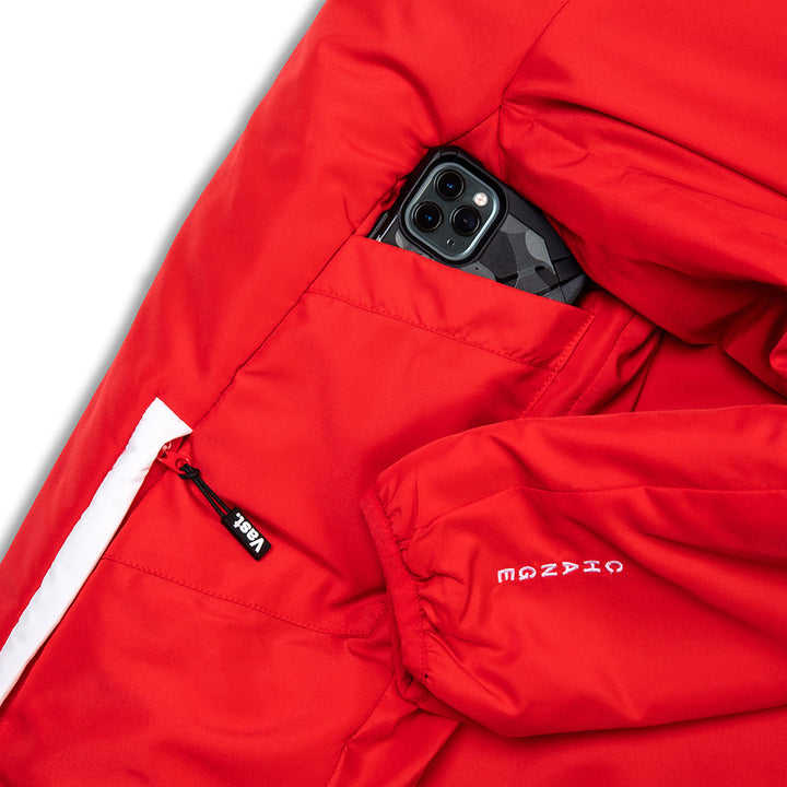 No Collar Puffy Lifestyle Jacket