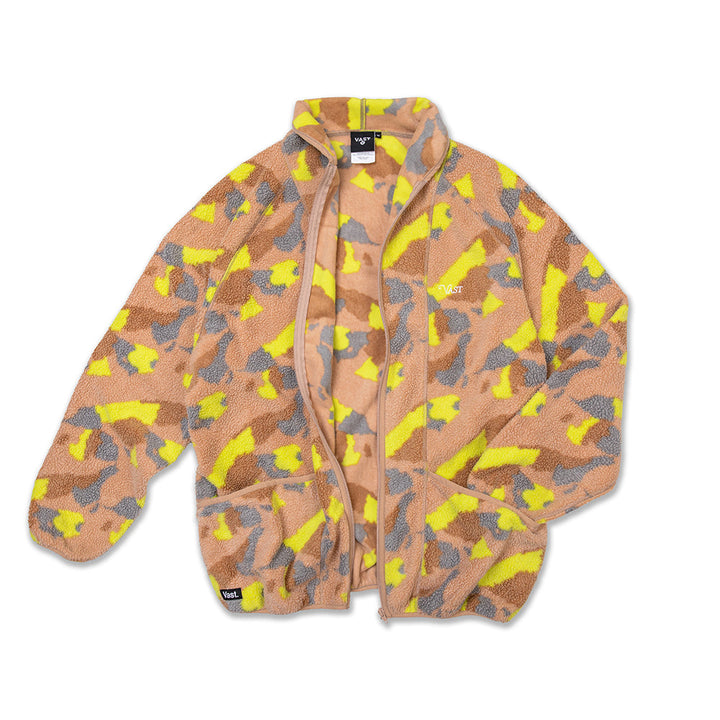 Puffy Sherpa Camo Jacket