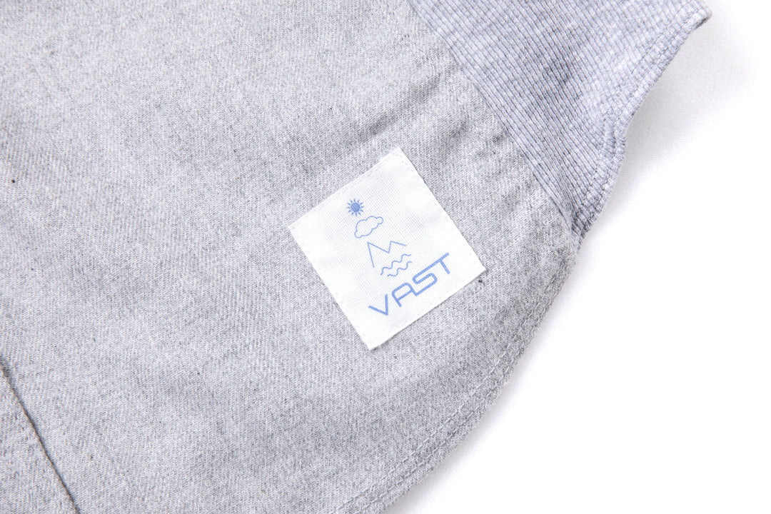 Rib Panel Button Shirt