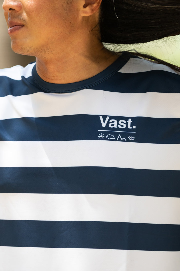Vast Striped Aquaterra Surf Tee