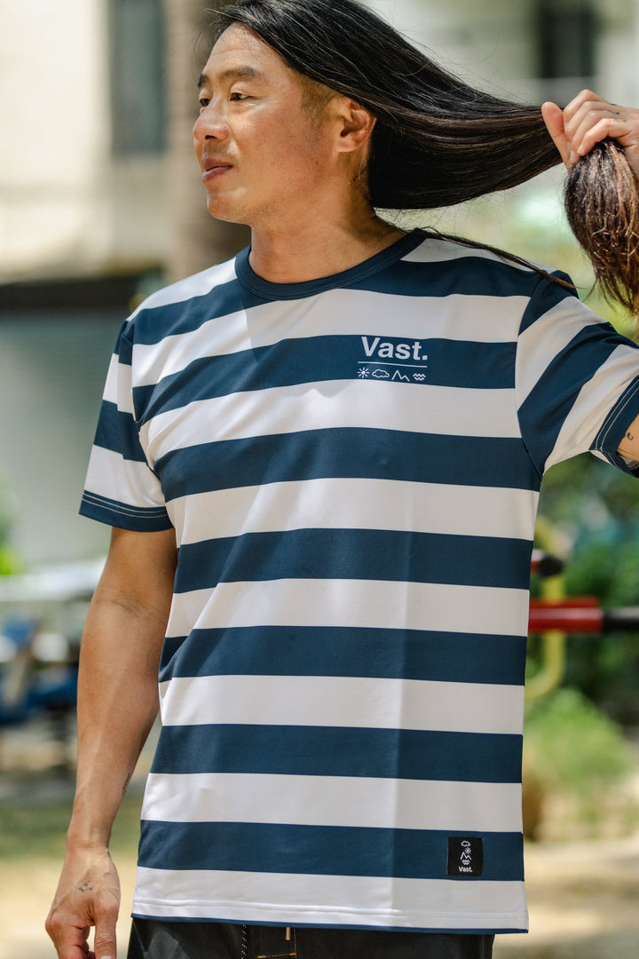 Vast Striped Aquaterra Surf Tee