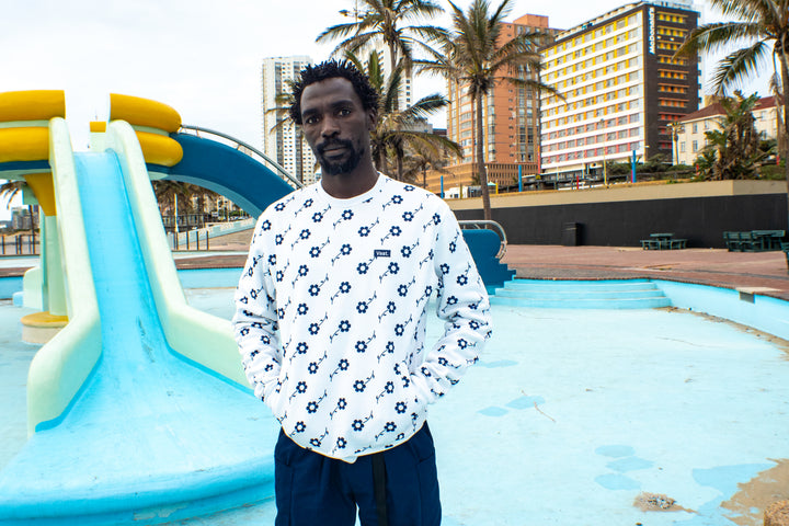 Embroidered Crewneck Sweatshirt