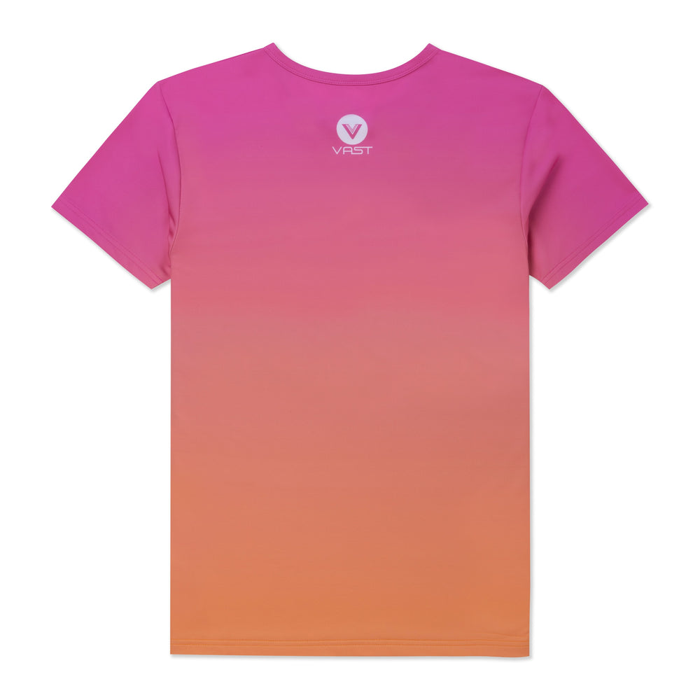 Vast AquaTerra Neon Revolt Performance Surf Tee Back