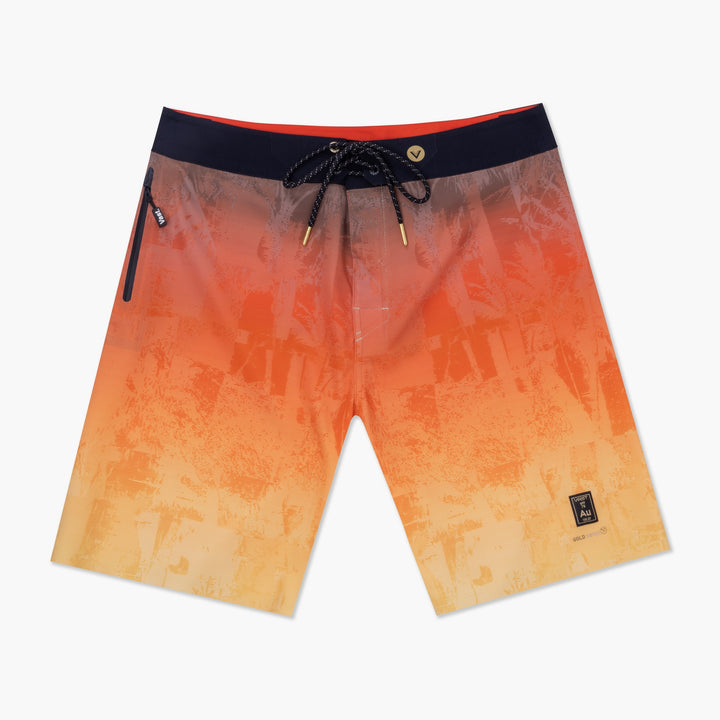 Sunset Palm Texture Vast Performance Boardshort