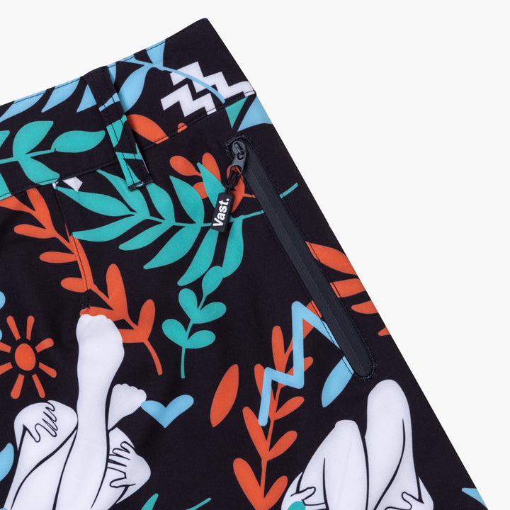 Tropical Elements II Vast Performance Boardshort Pocket