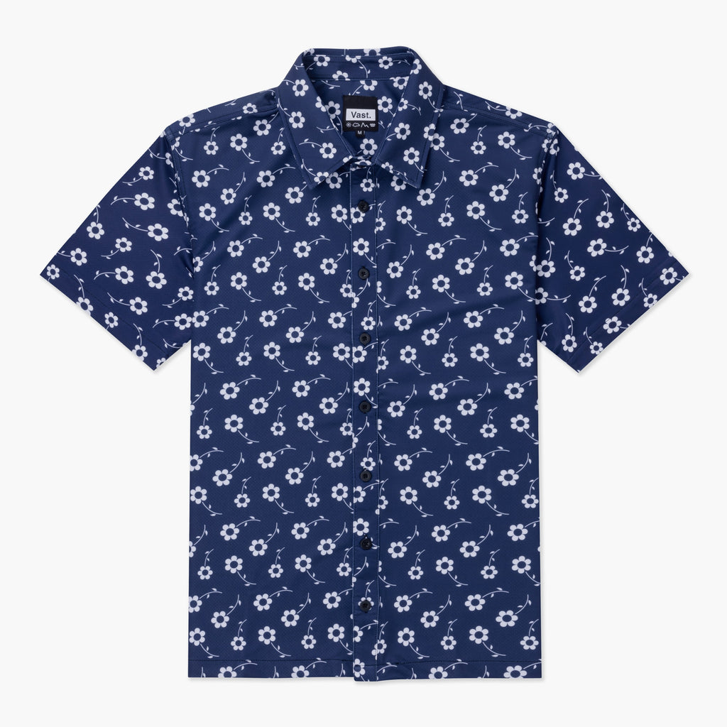 Positive Floral Button Up Shirt