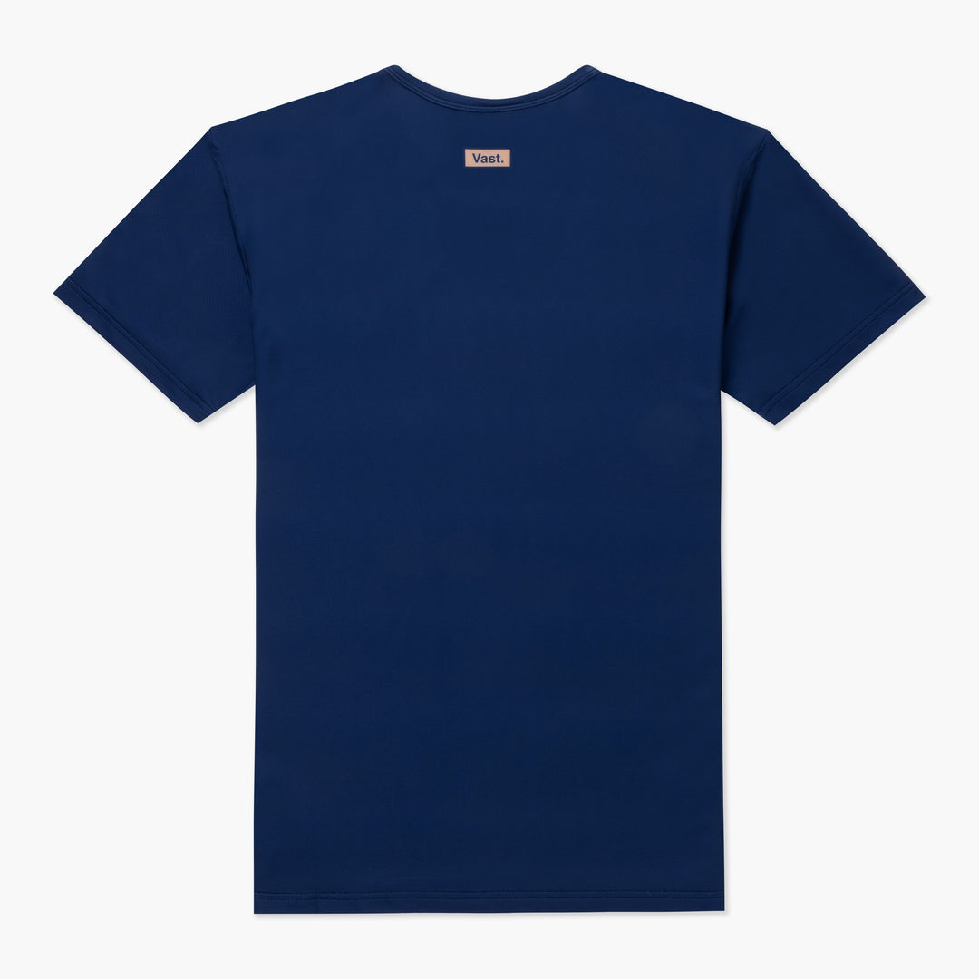 Vast AquaTerra Vast Logo Performance Surf Tee Back