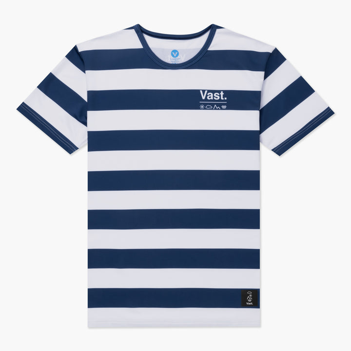 Vast AquaTerra Stripped Performance Surf Tee