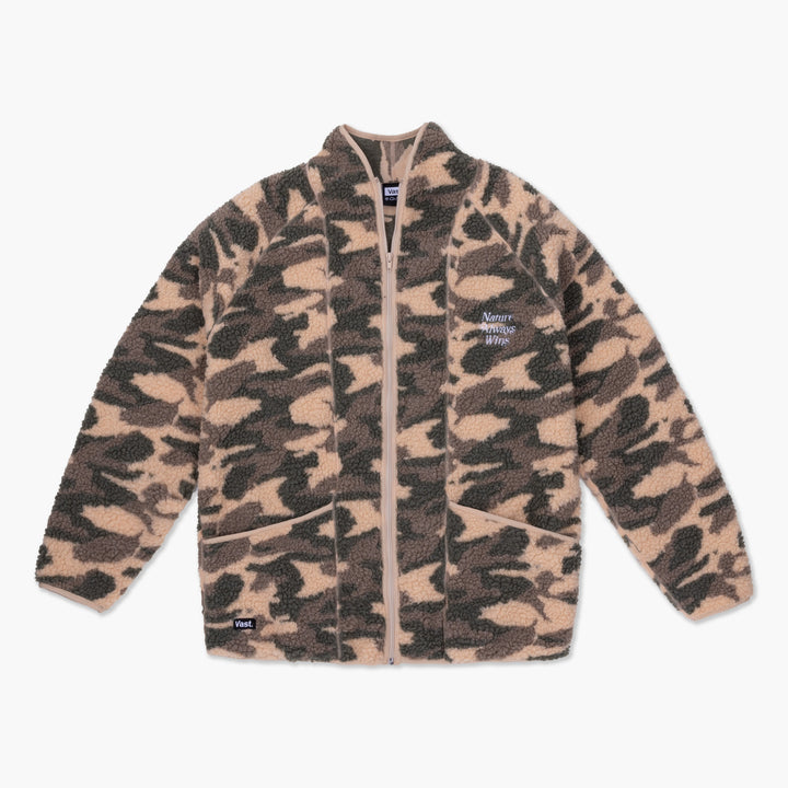 Camo Sherpa Jacket