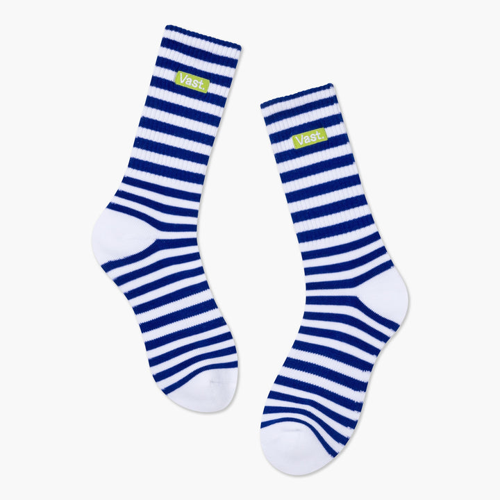 Deep Ocean Striped Socks