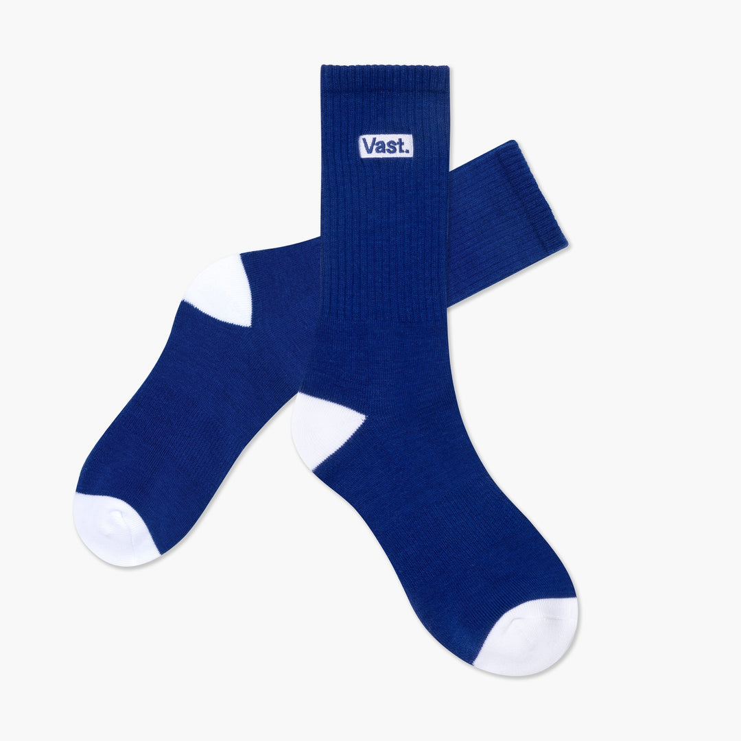 Blue Box Logo Socks