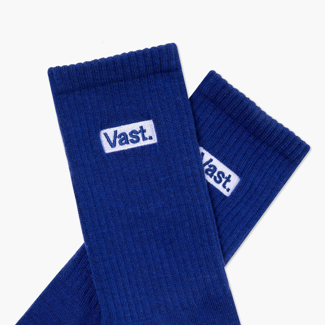 Blue Box Logo Socks