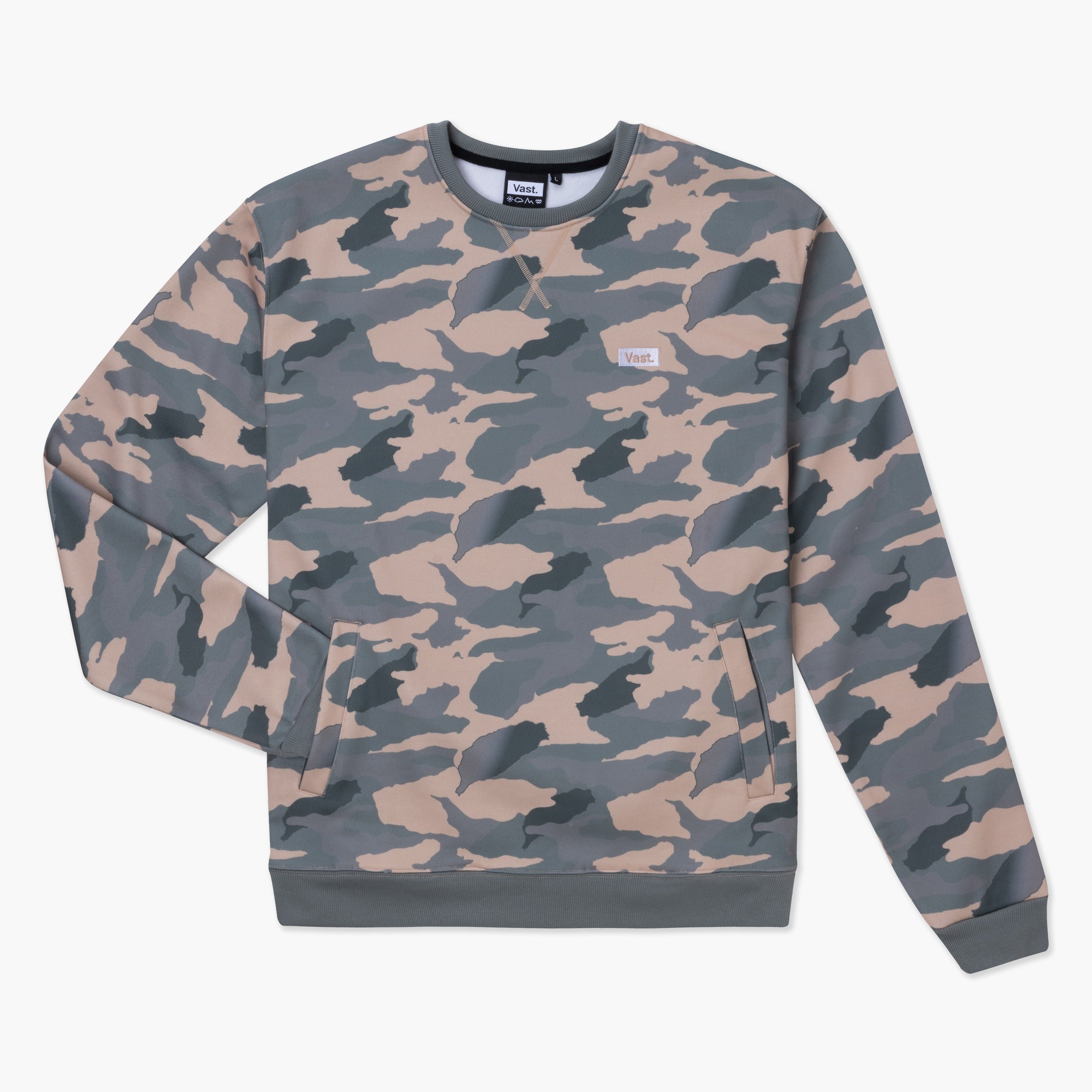 Camo Crewneck