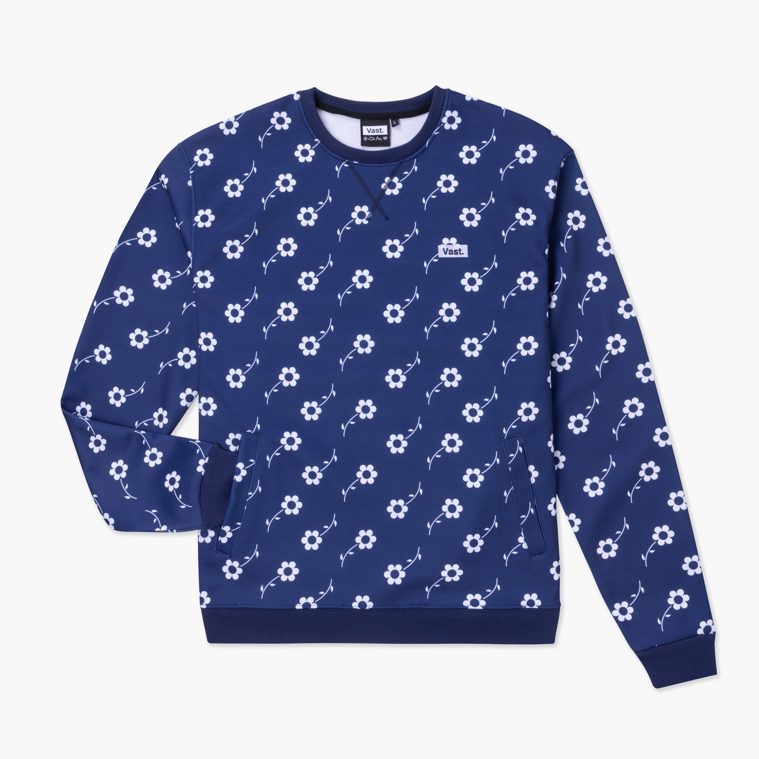 Embroidered Crewneck Sweatshirt