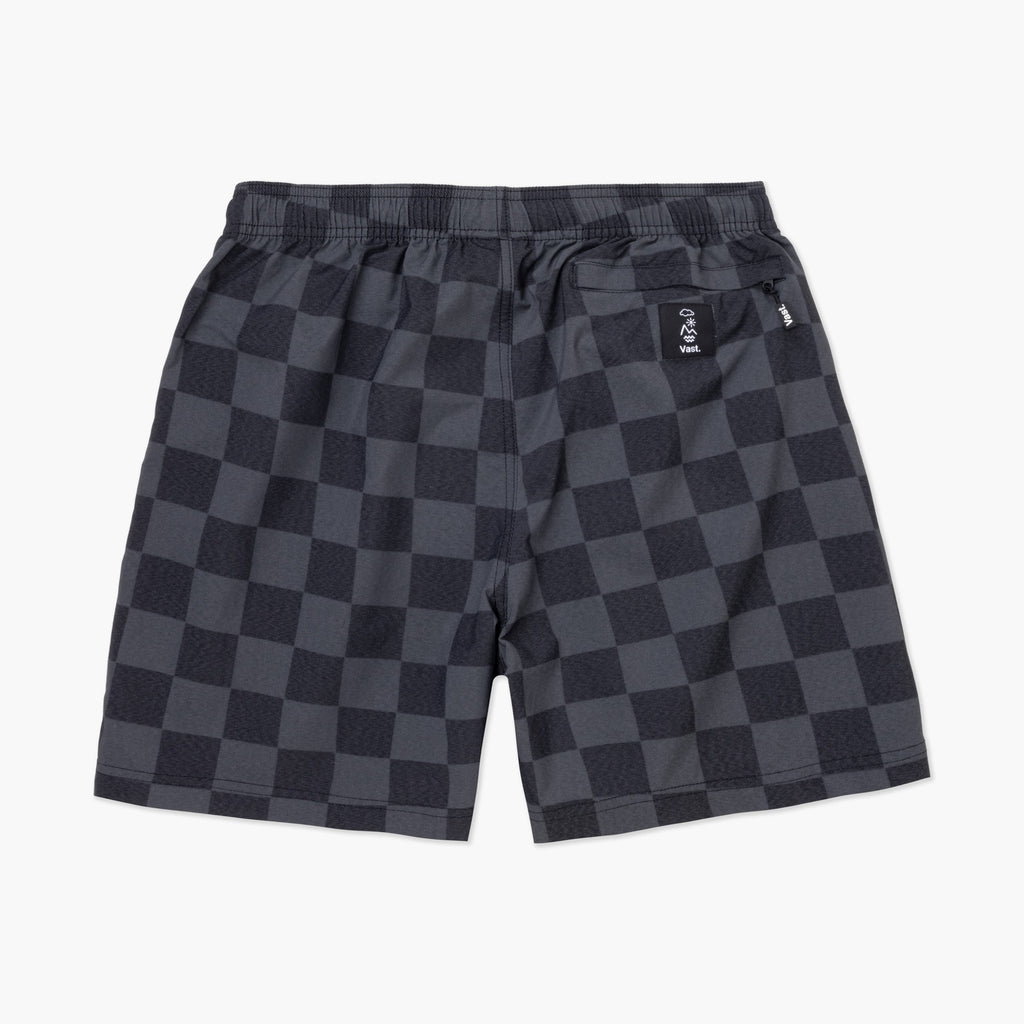 Checkerboard Tonal Volley Short