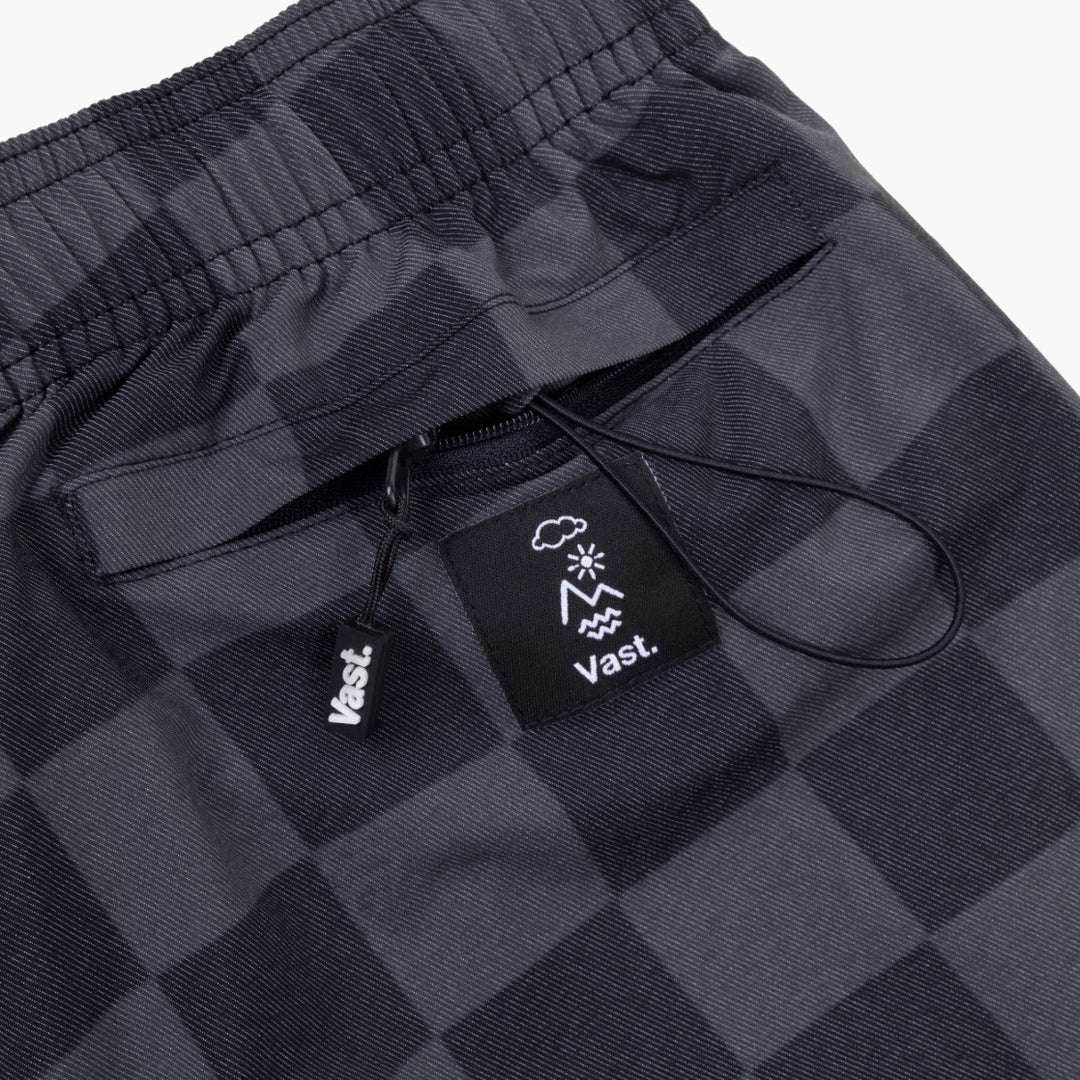 Checkerboard Tonal Volley Short