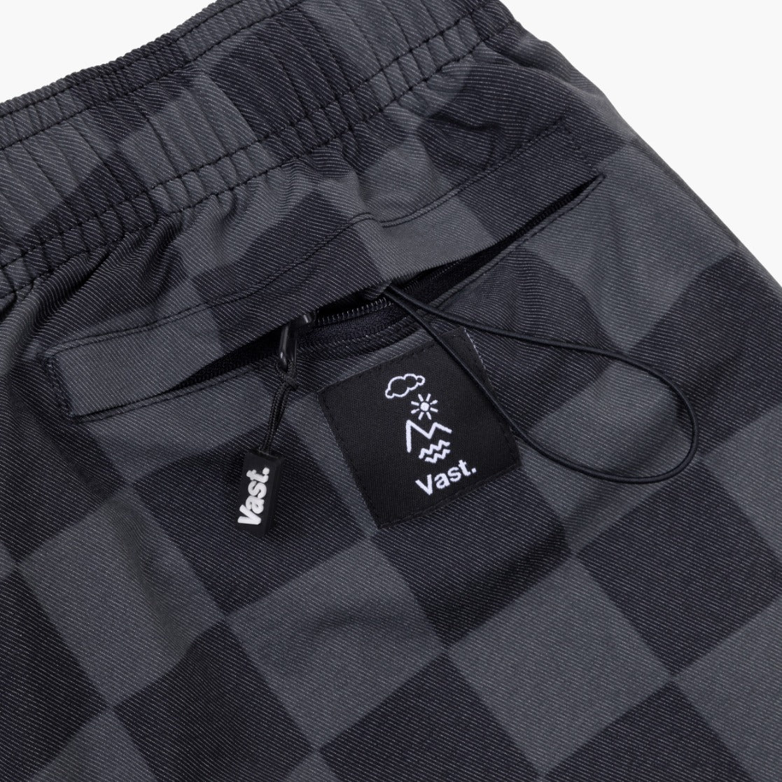 Checkerboard Tonal Volley Short