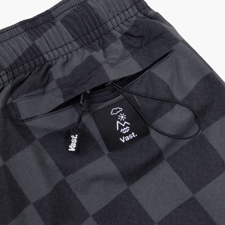 Checkerboard Tonal Volley Short
