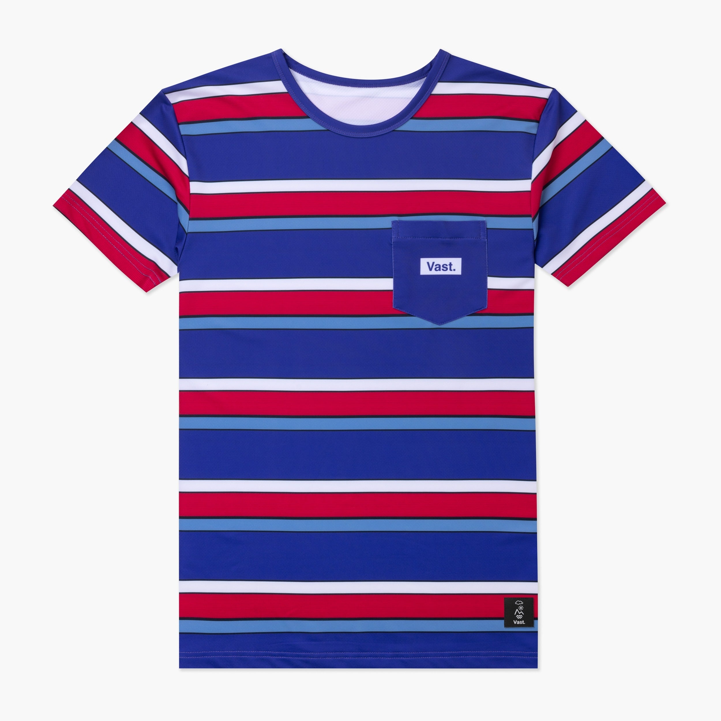 Aqua Terra On Stripes Tech Tee
