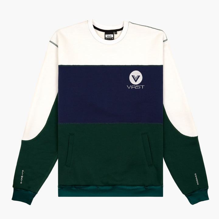 Deep Color Block Fleece