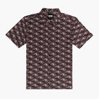 Digi Floral Naturals Aqua Terra Button Up