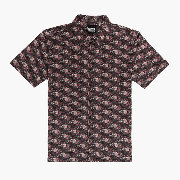 Digi Floral Naturals Aqua Terra Button Up