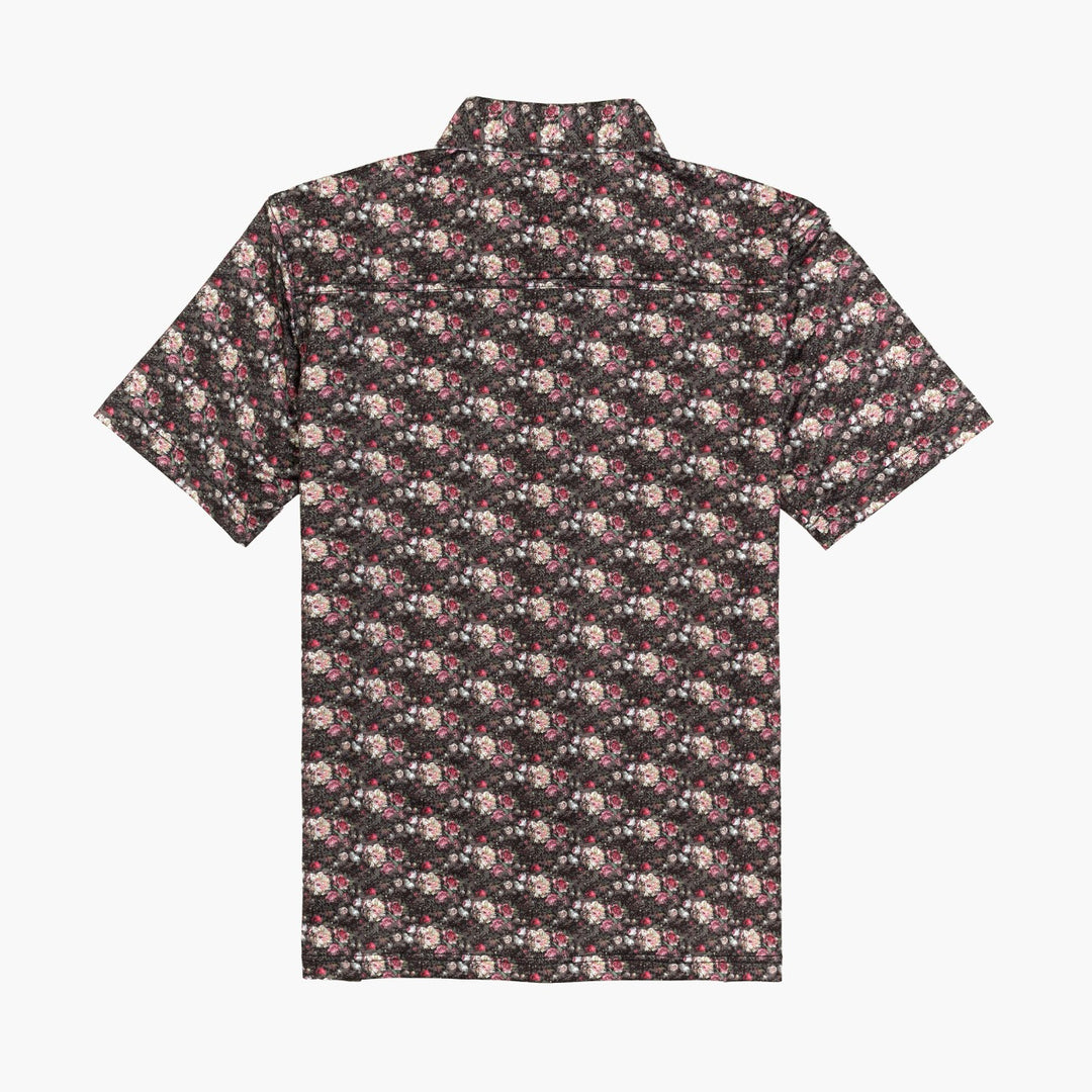 Digi Floral Naturals Aqua Terra Button Up