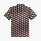 Digi Floral Naturals Aqua Terra Button Up