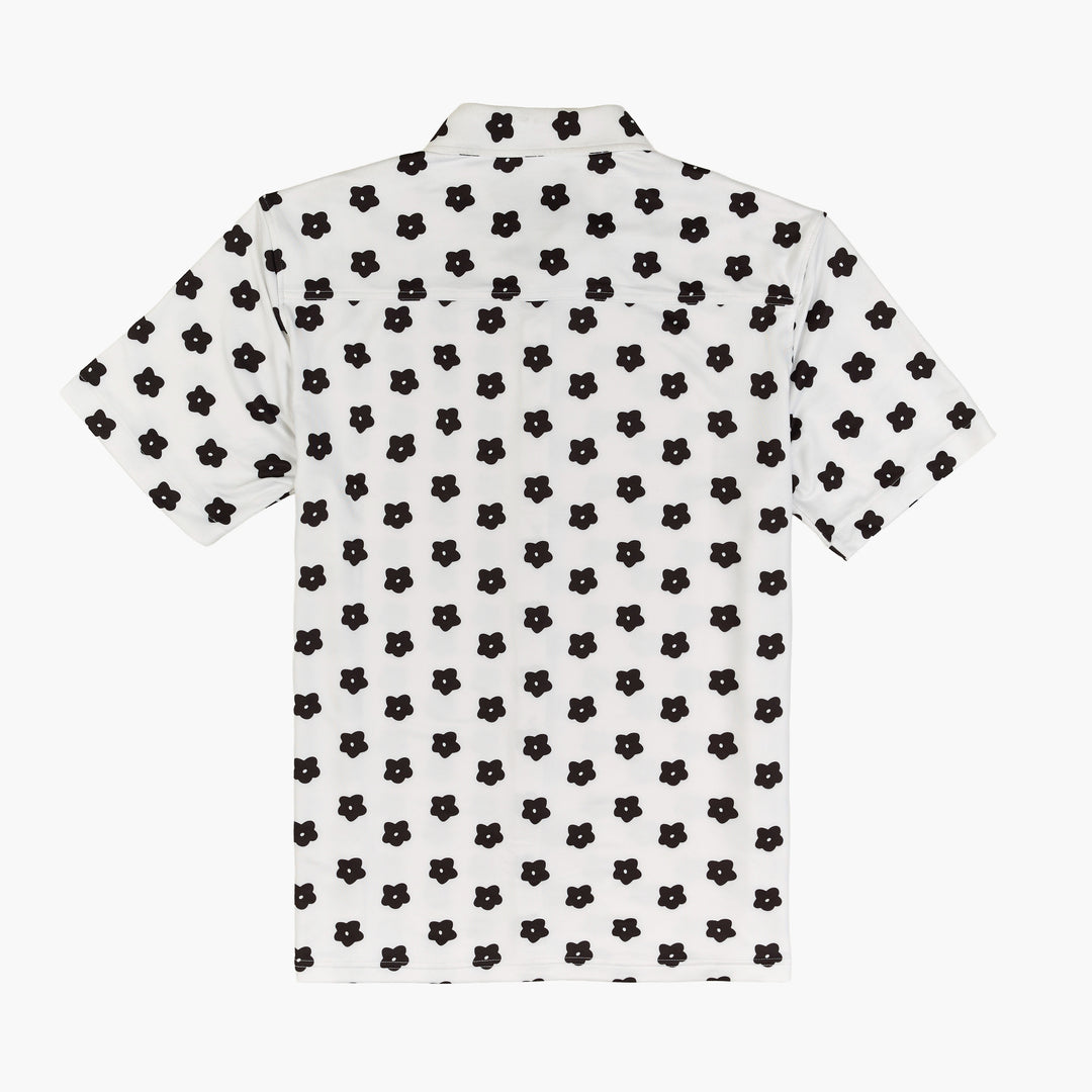 Flower Power Aqua Terra Button Up