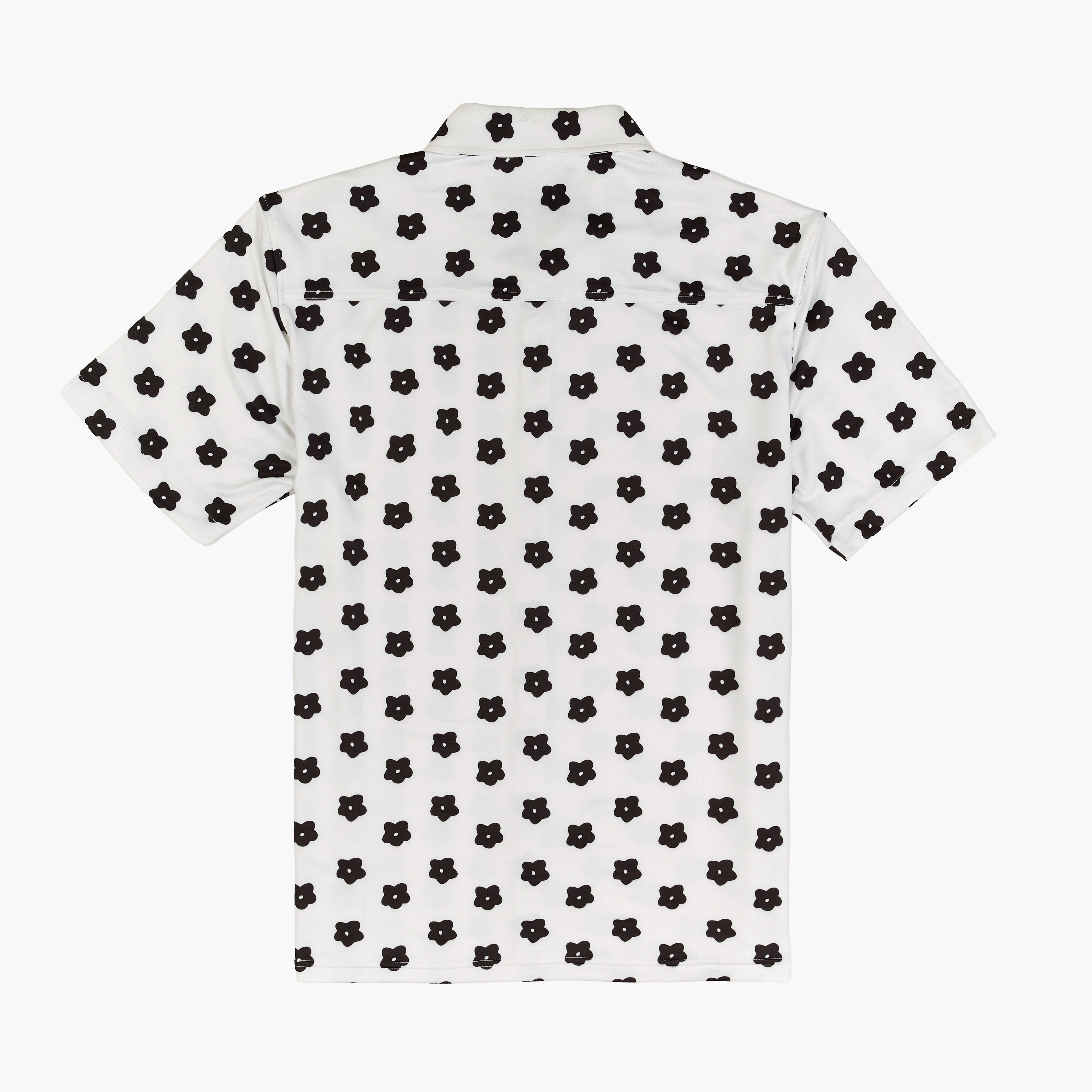 Flower Power Aqua Terra Button Up