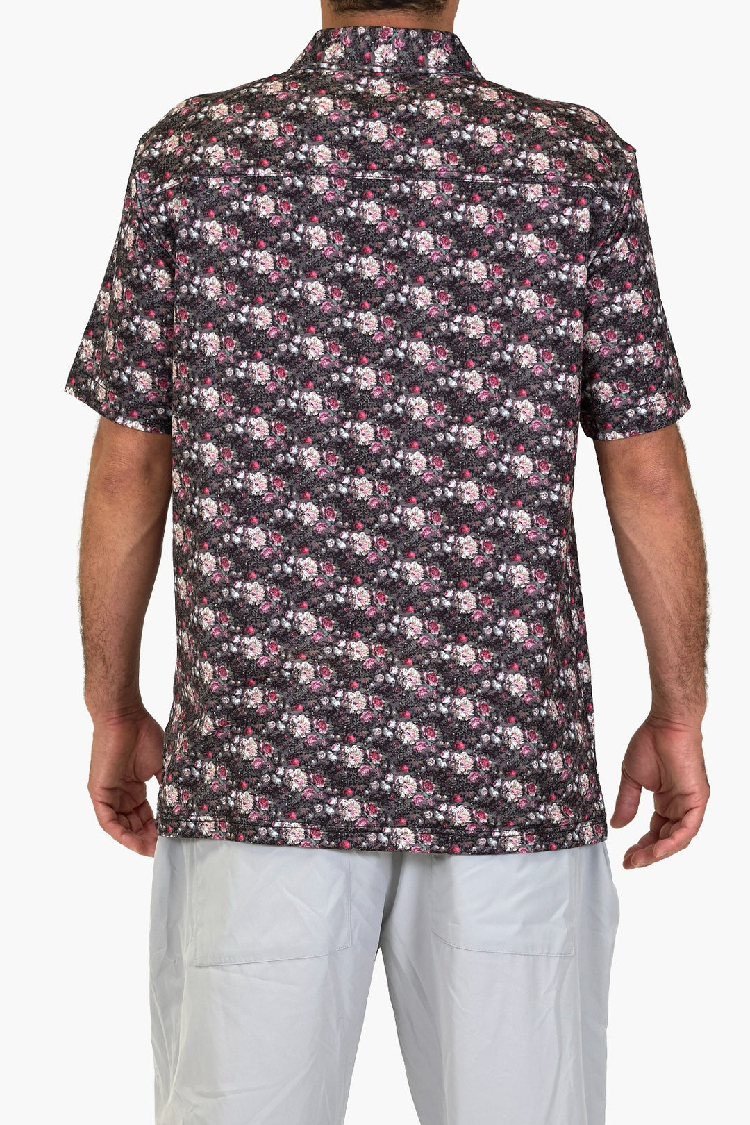 Digi Floral Naturals Aqua Terra Button Up
