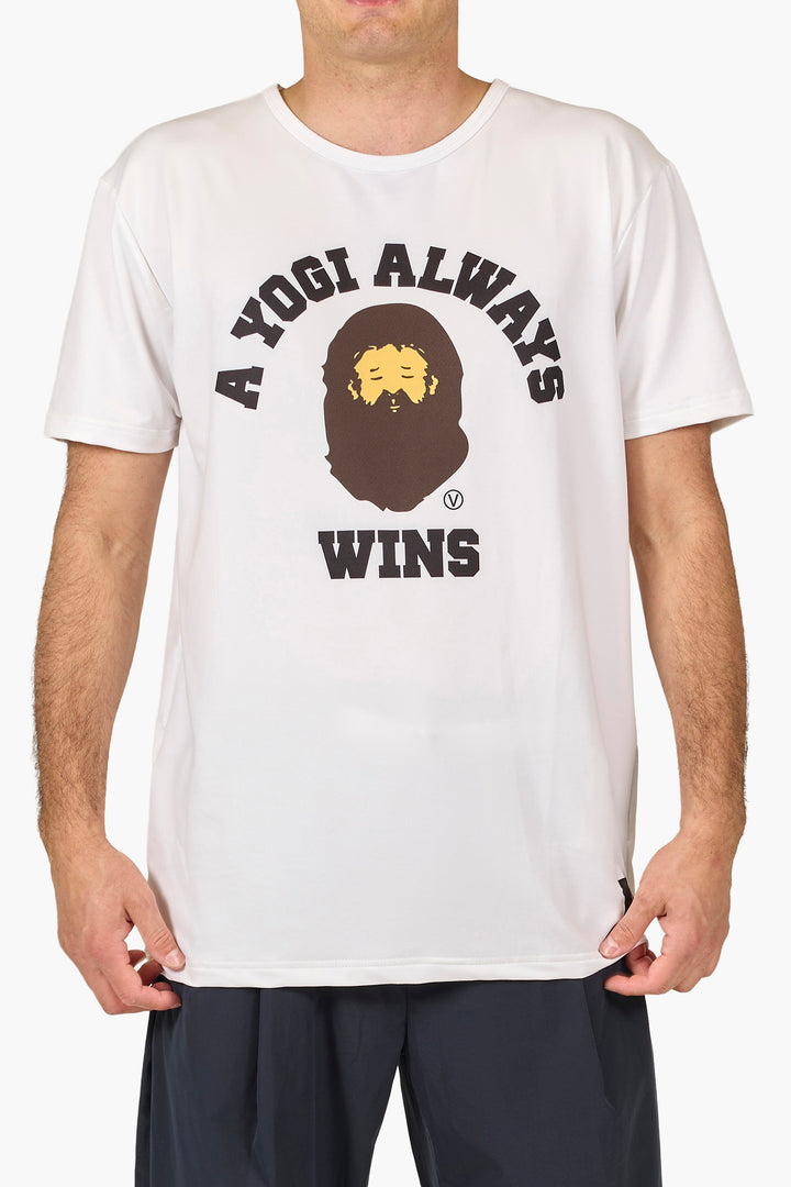 Aqua Terra 'A Yogi Always Wins' Tee