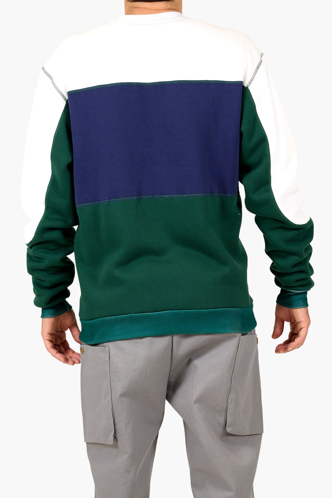 Deep Color Block Fleece