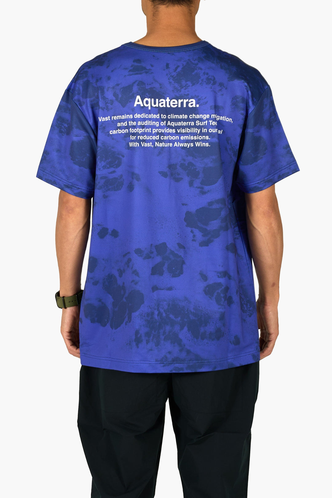 Carbon Study Aqua Terra Surf Tee