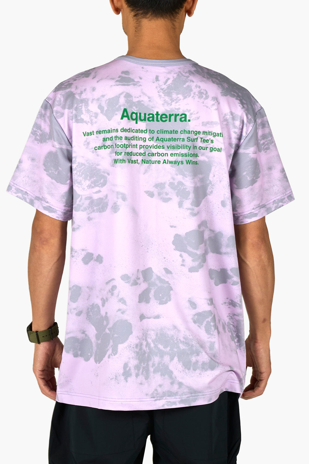 Carbon Study Aqua Terra Surf Tee