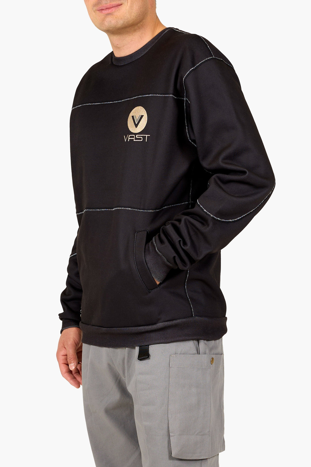 Dark Dark Color Block Fleece