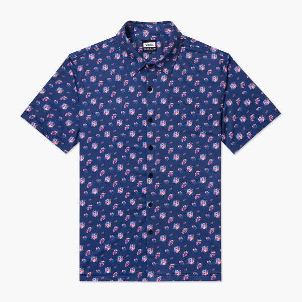 Aqua Terra Multi Floral Tech Button Up